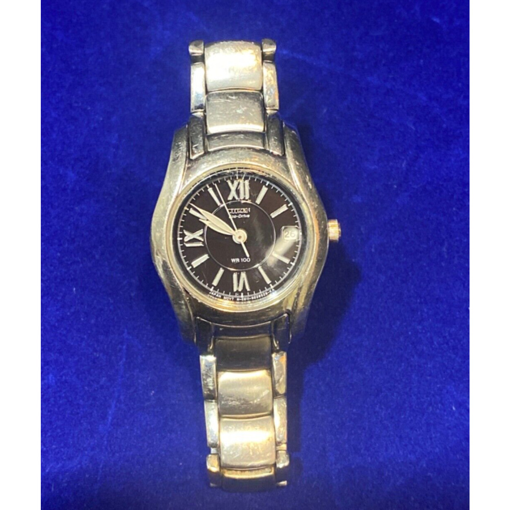 Citizen Eco Drive Women's Watch Silver Black